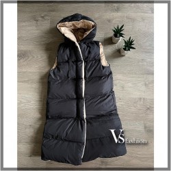 Αμάνικο  Μπουφάν Διπλής Όψης   KALLIE