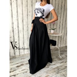 Μακριά Φούστα με Ψηλή Μέση